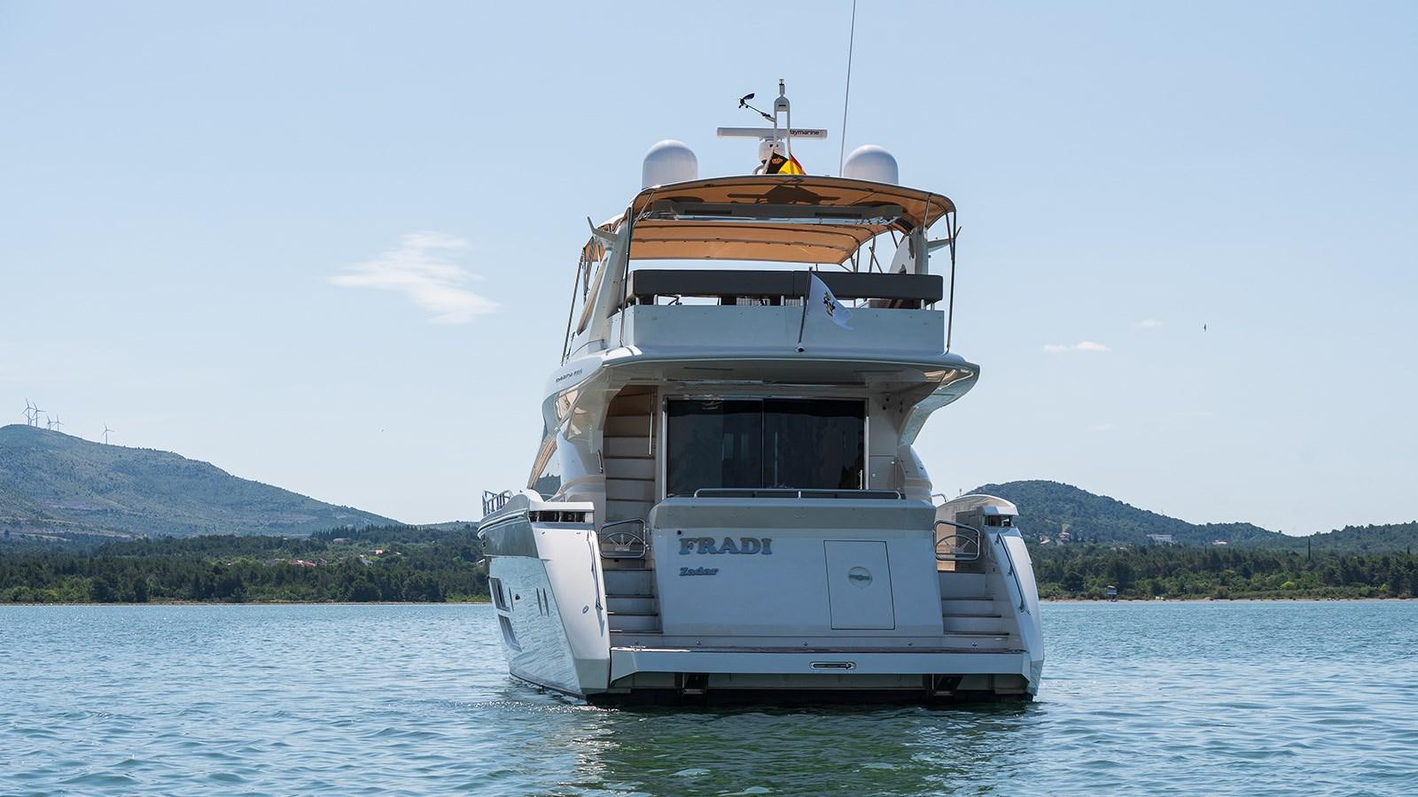 a boat in the water aboard FRADI Yacht for Sale