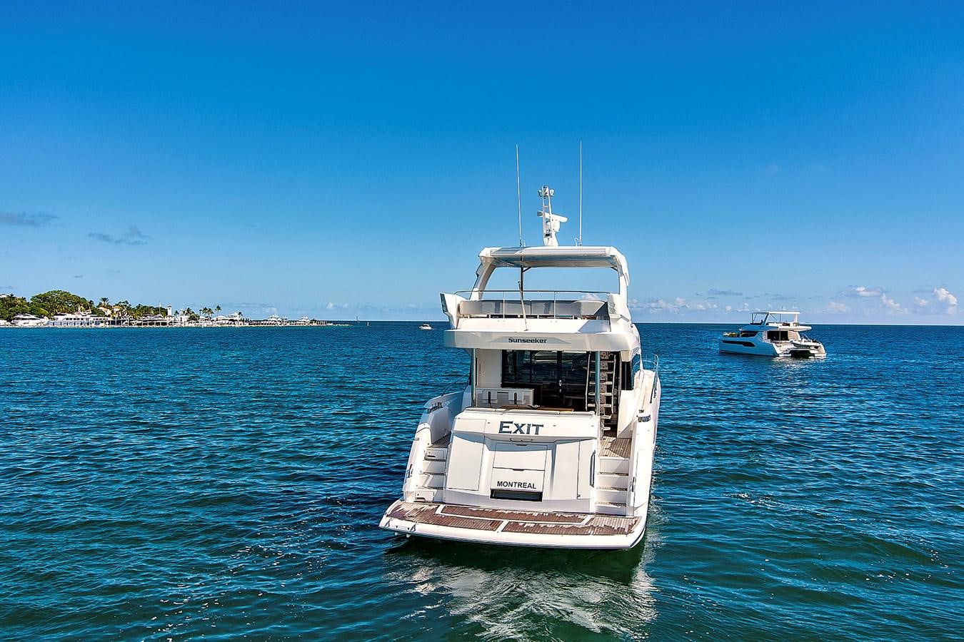 a boat in the water aboard EXIT Yacht for Sale
