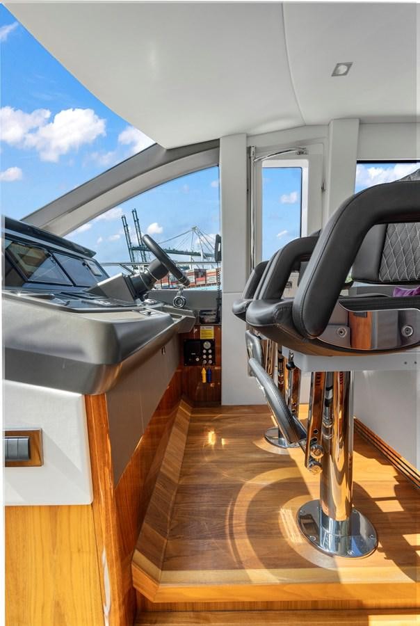 inside of a car aboard EXIT Yacht for Sale