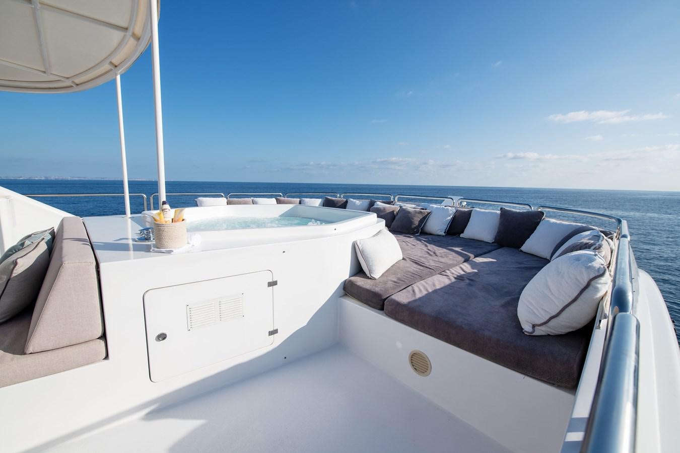 a boat on the water aboard LOULOU Yacht for Sale