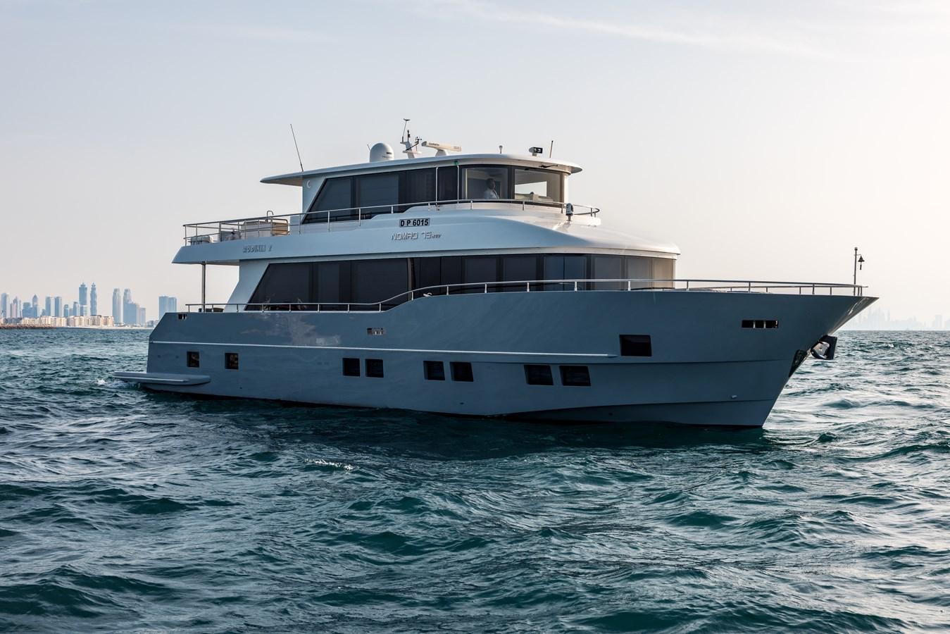 a large white boat in the water aboard RODINIA 2 Yacht for Sale