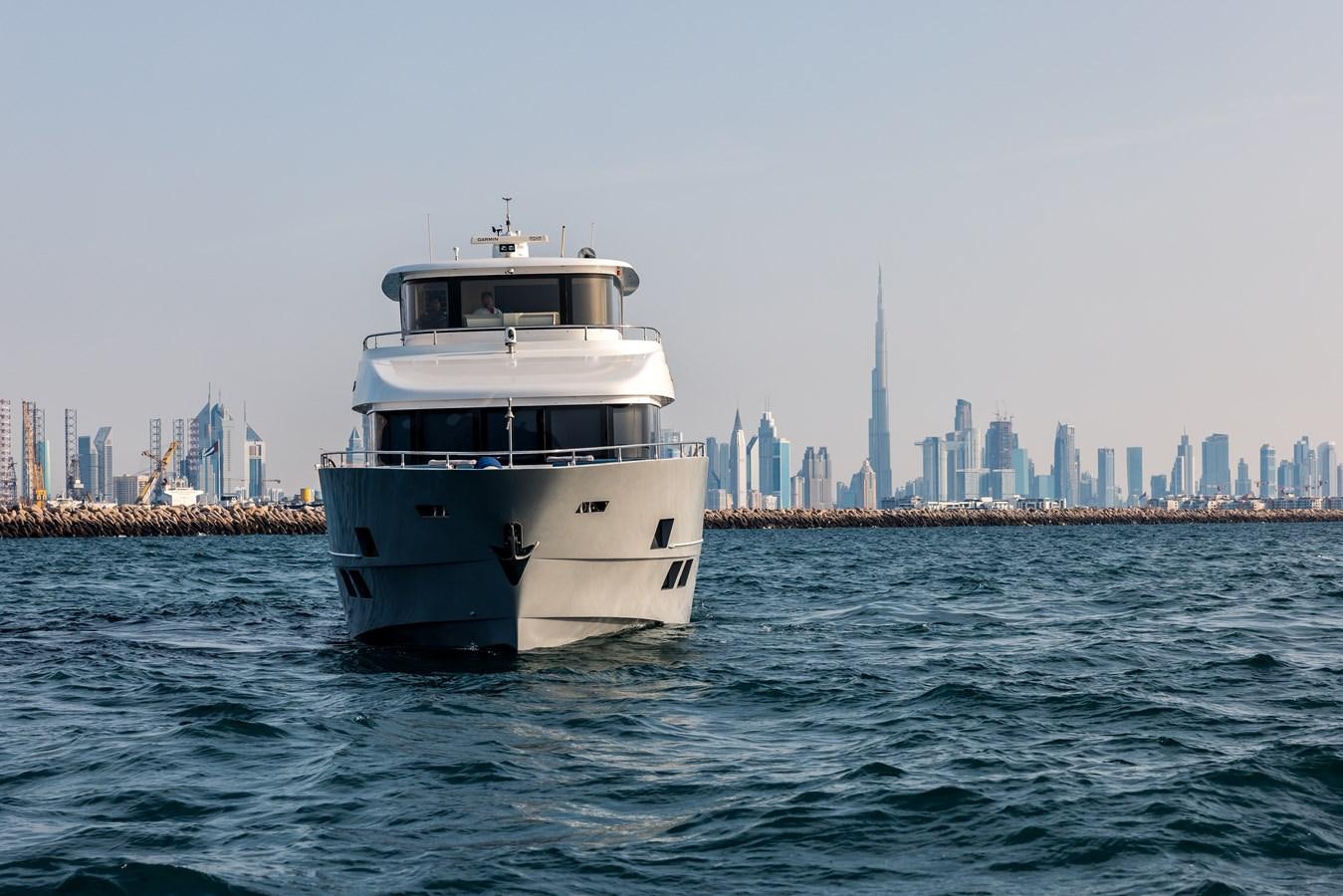 a boat on the water aboard RODINIA 2 Yacht for Sale