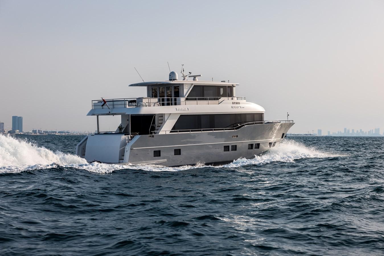 a boat on the water aboard RODINIA 2 Yacht for Sale