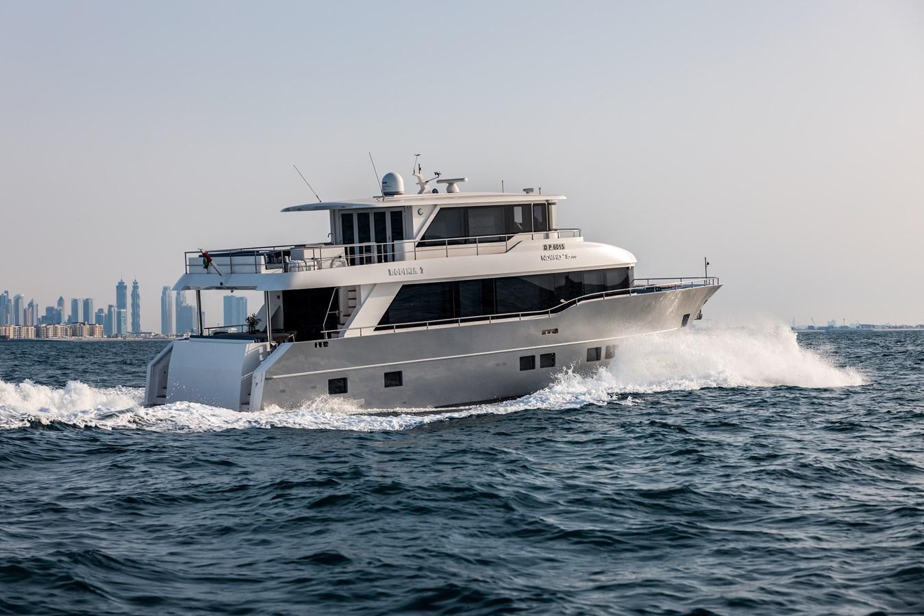 a boat on the water aboard RODINIA 2 Yacht for Sale