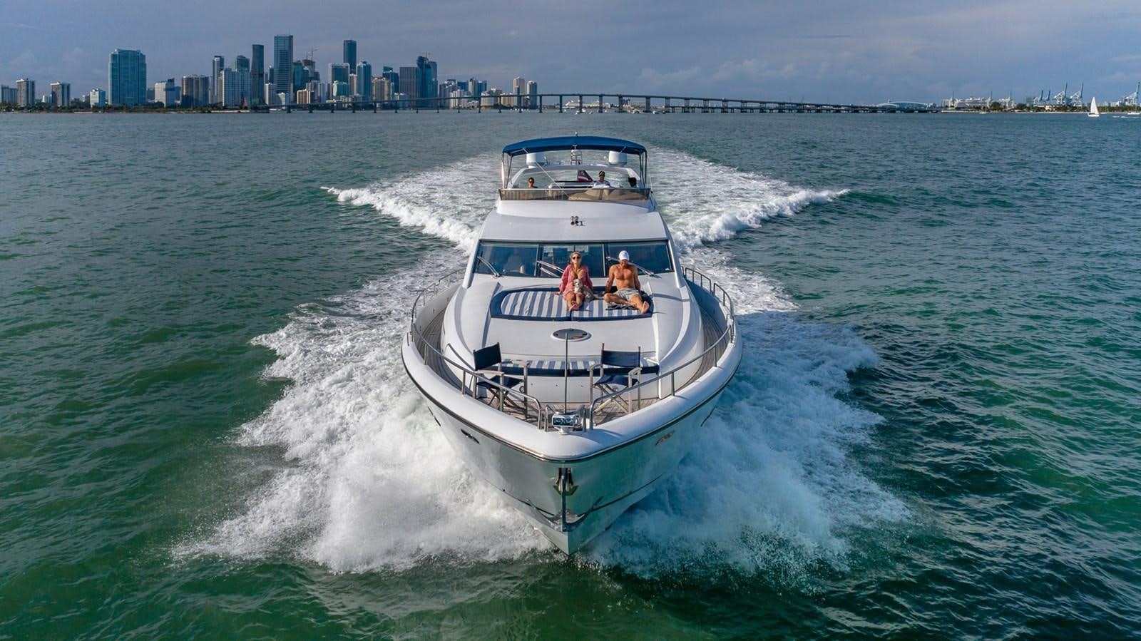 a boat on the water aboard ICONIC Yacht for Sale