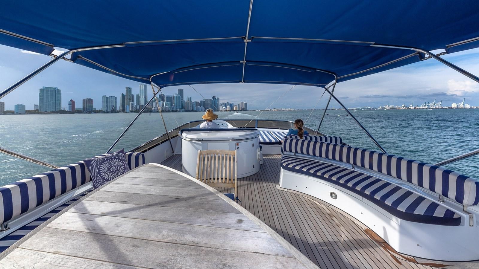 a boat on the water aboard ICONIC Yacht for Sale