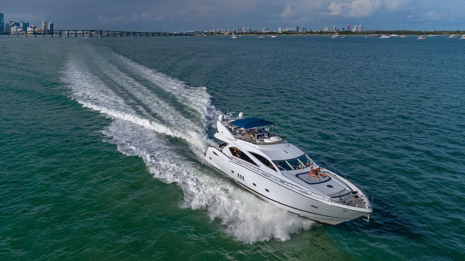 a boat on the water aboard ICONIC Yacht for Sale