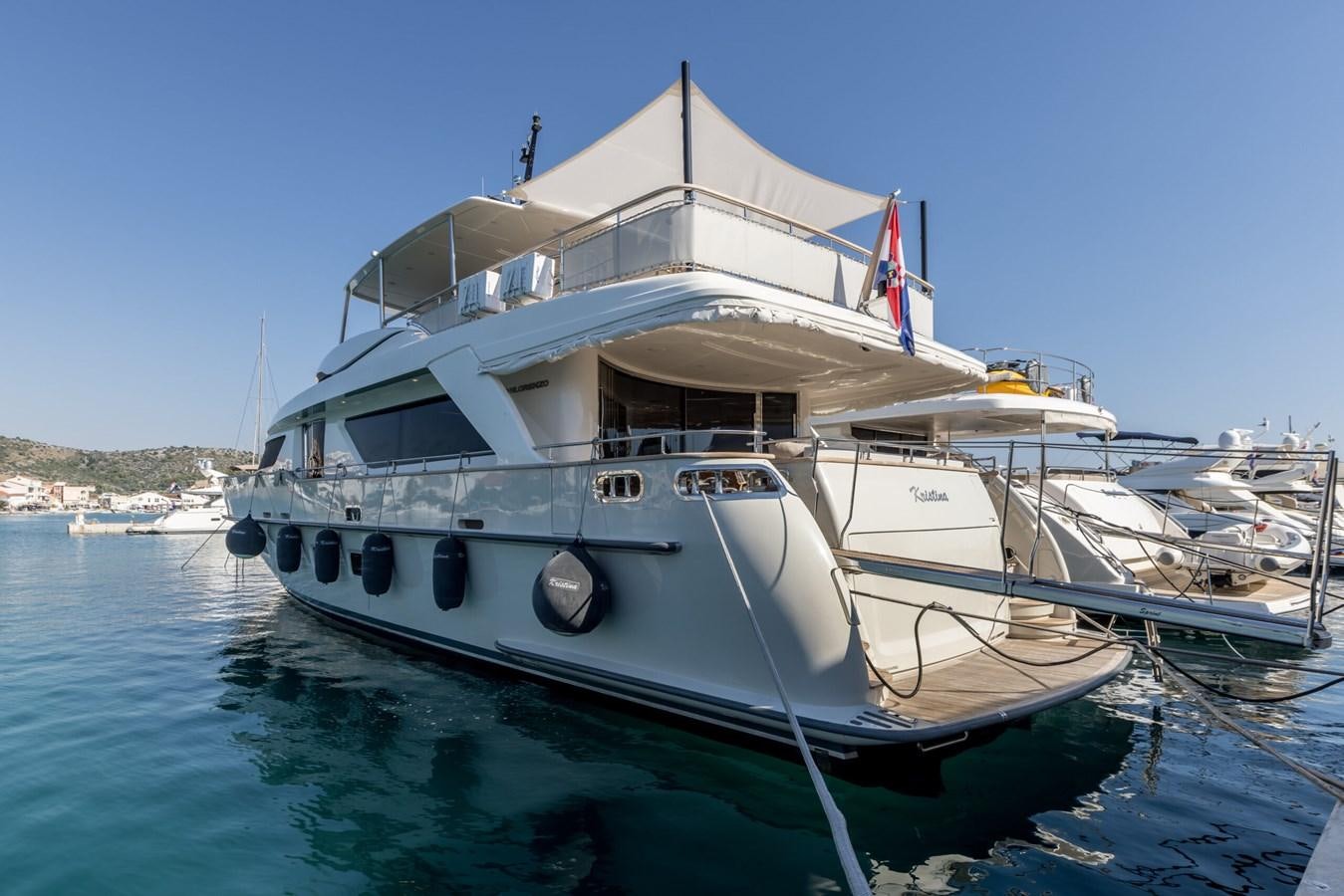 a boat on the water aboard SANLORENZO SD 92 Yacht for Sale