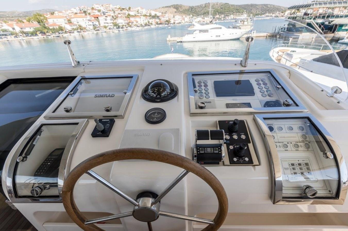 a cockpit of a plane aboard SANLORENZO SD 92 Yacht for Sale