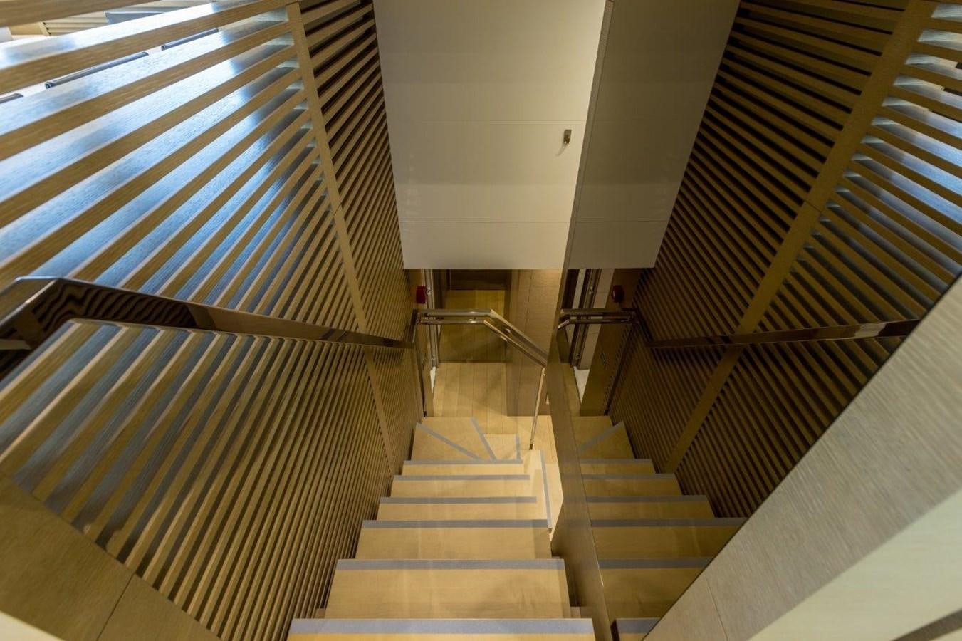 a flight of stairs leading up to a building aboard SANLORENZO SD 92 Yacht for Sale