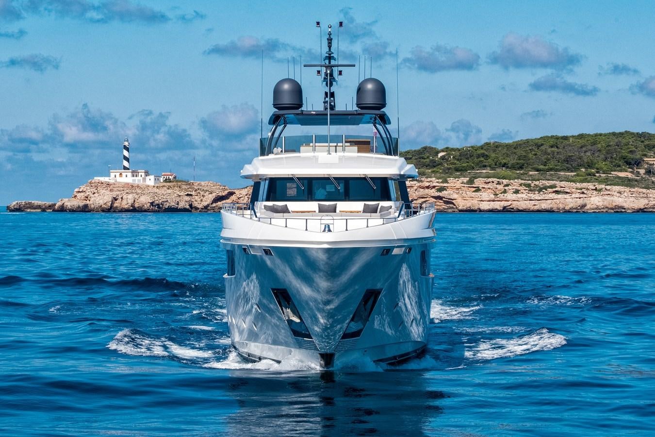 a boat in the water aboard PALOMA Yacht for Sale