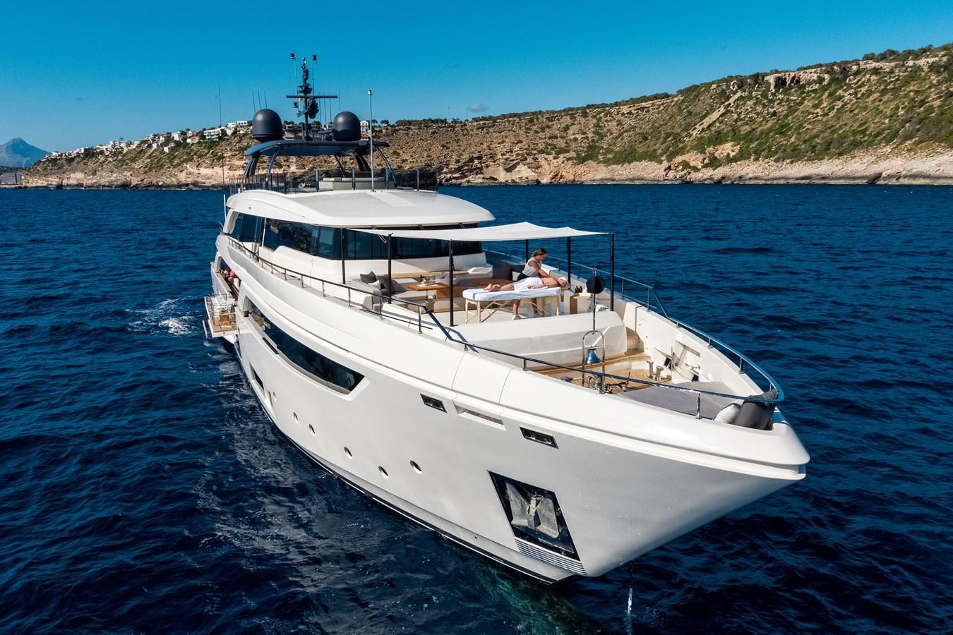 a boat on the water aboard PALOMA Yacht for Sale