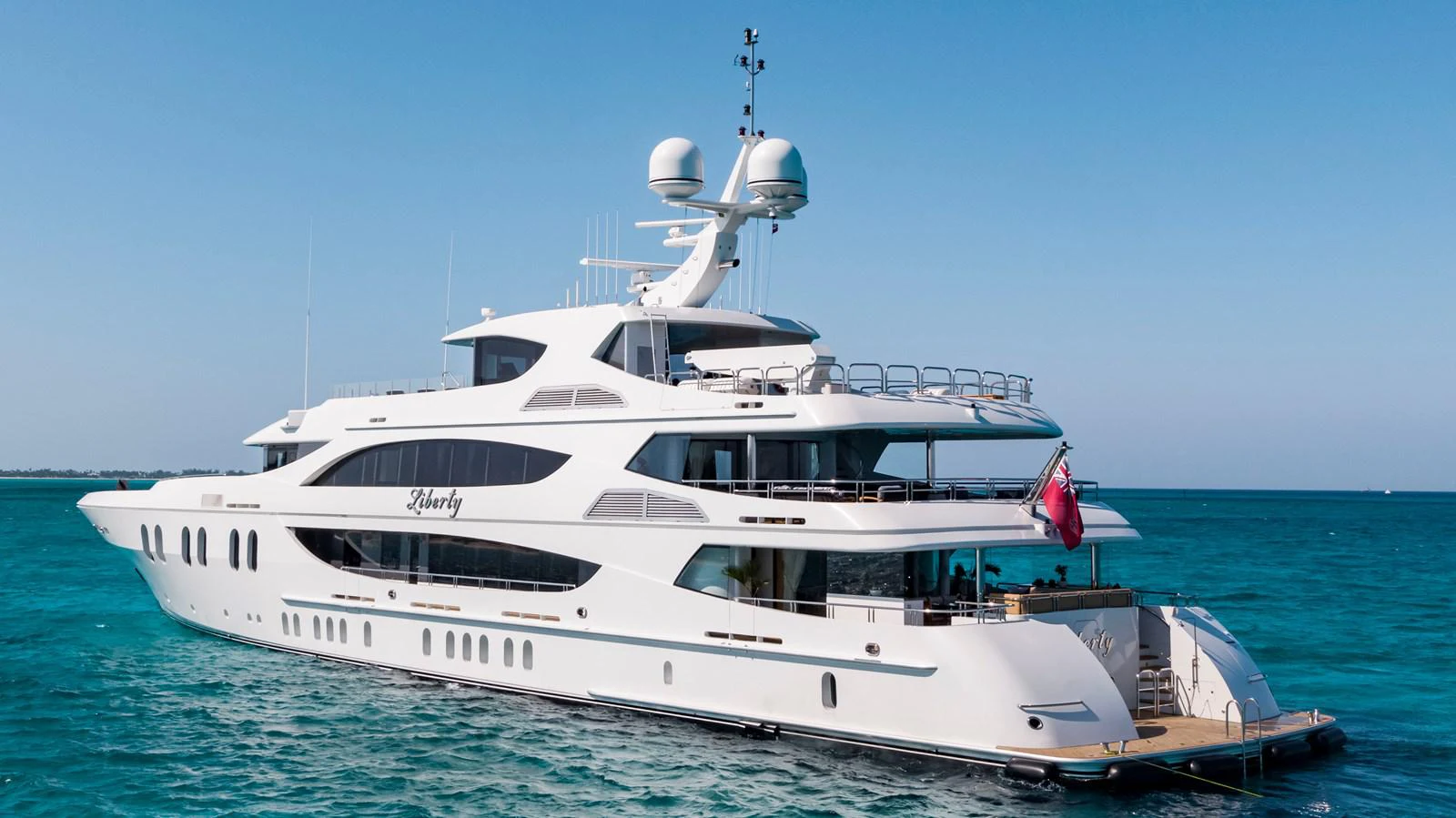 a white yacht in the water aboard ELIS ET MAR Yacht for Sale