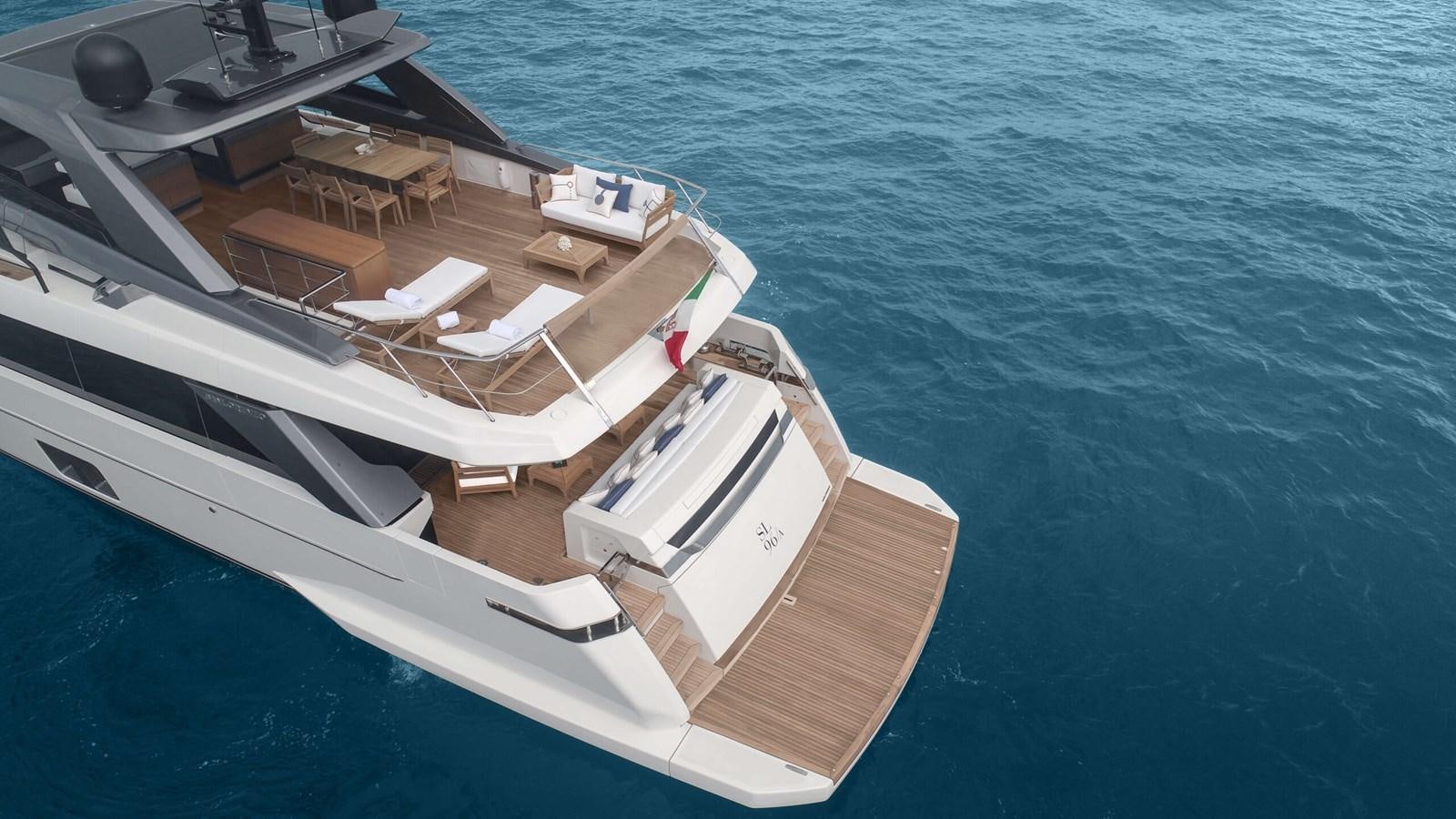 a boat on the water aboard REINE D'AZUR Yacht for Sale