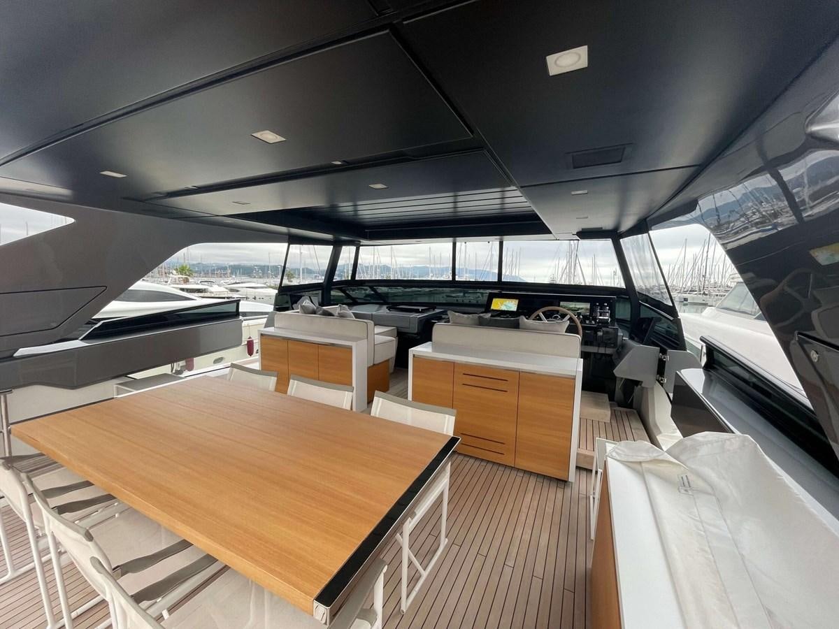 inside of a boat aboard REINE D'AZUR Yacht for Sale