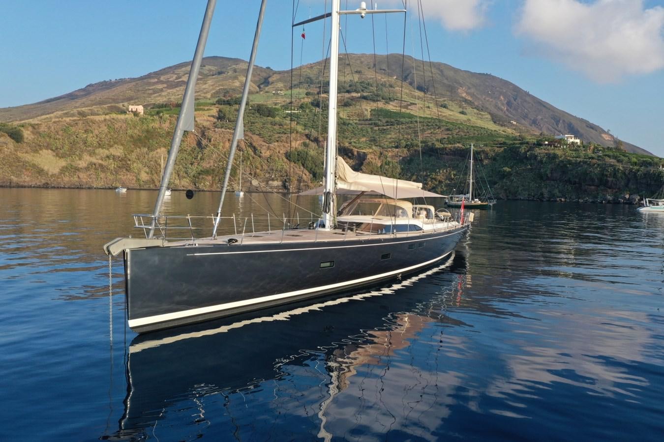 a boat in the water aboard CROSSBOW Yacht for Sale