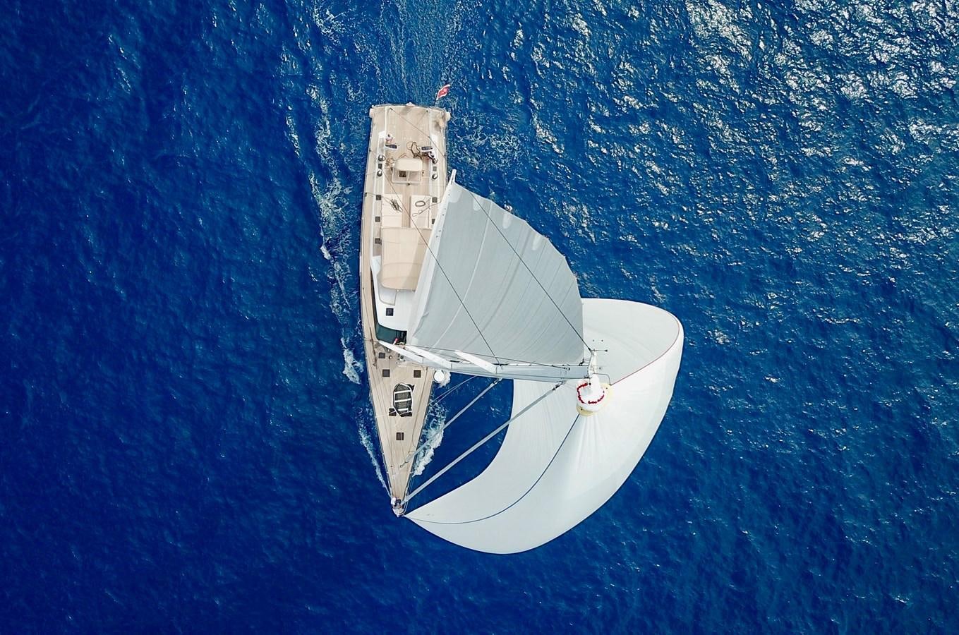 a ship in the water aboard CROSSBOW Yacht for Sale