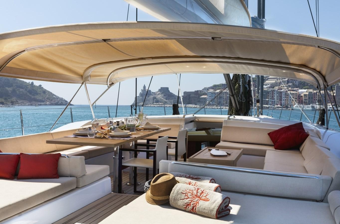 a boat on the water aboard CROSSBOW Yacht for Sale