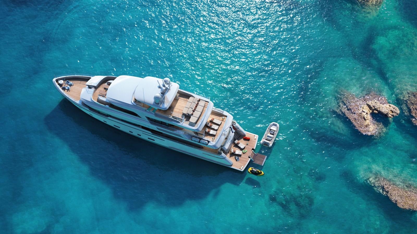 a boat in the water aboard MOONEN 122 MARTINIQUE Yacht for Sale