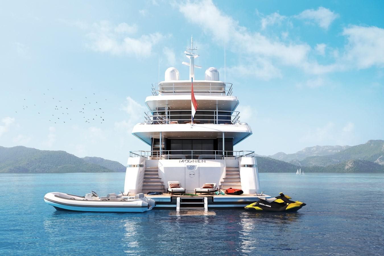 a boat on the water aboard MOONEN 122 MARTINIQUE Yacht for Sale