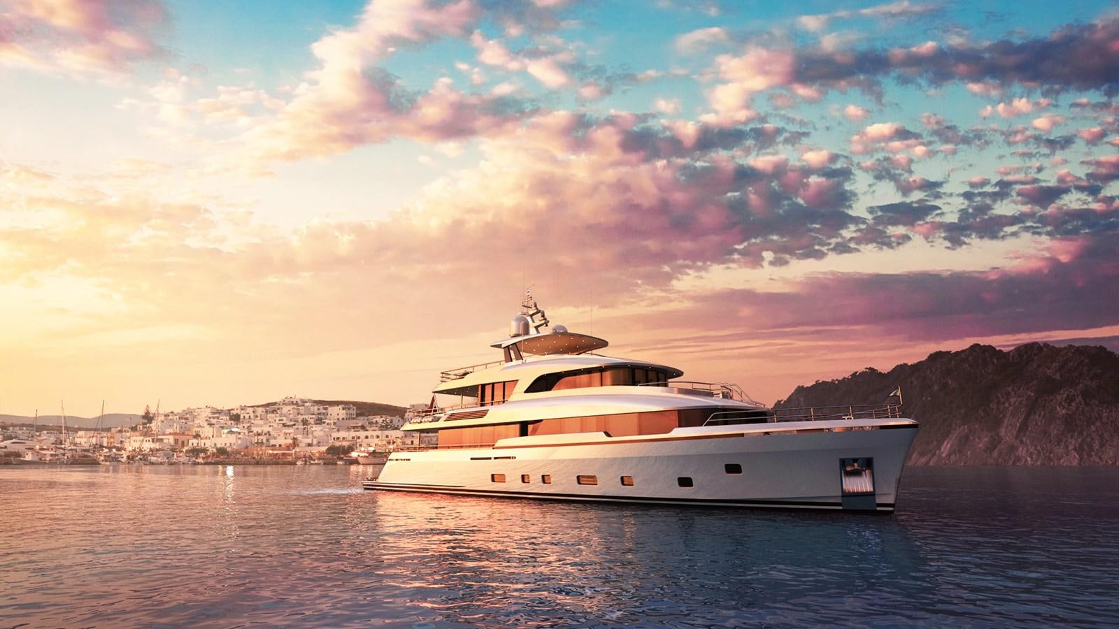 a boat on the water aboard MOONEN 122 MARTINIQUE Yacht for Sale