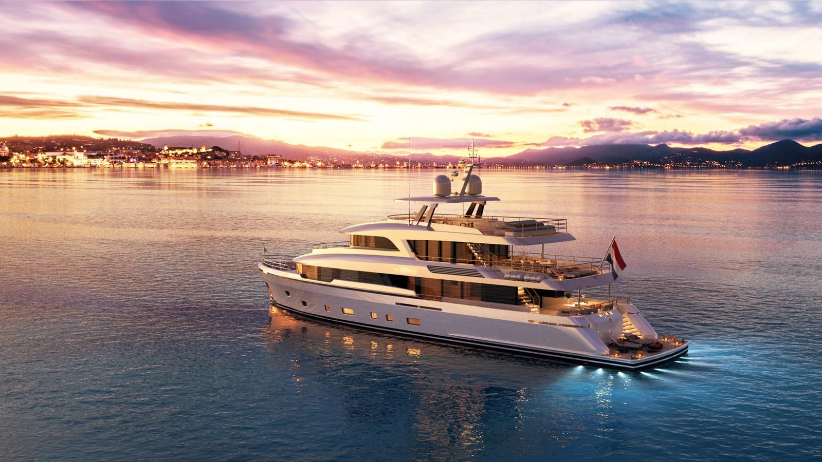 a boat in the water aboard MOONEN 122 MARTINIQUE Yacht for Sale