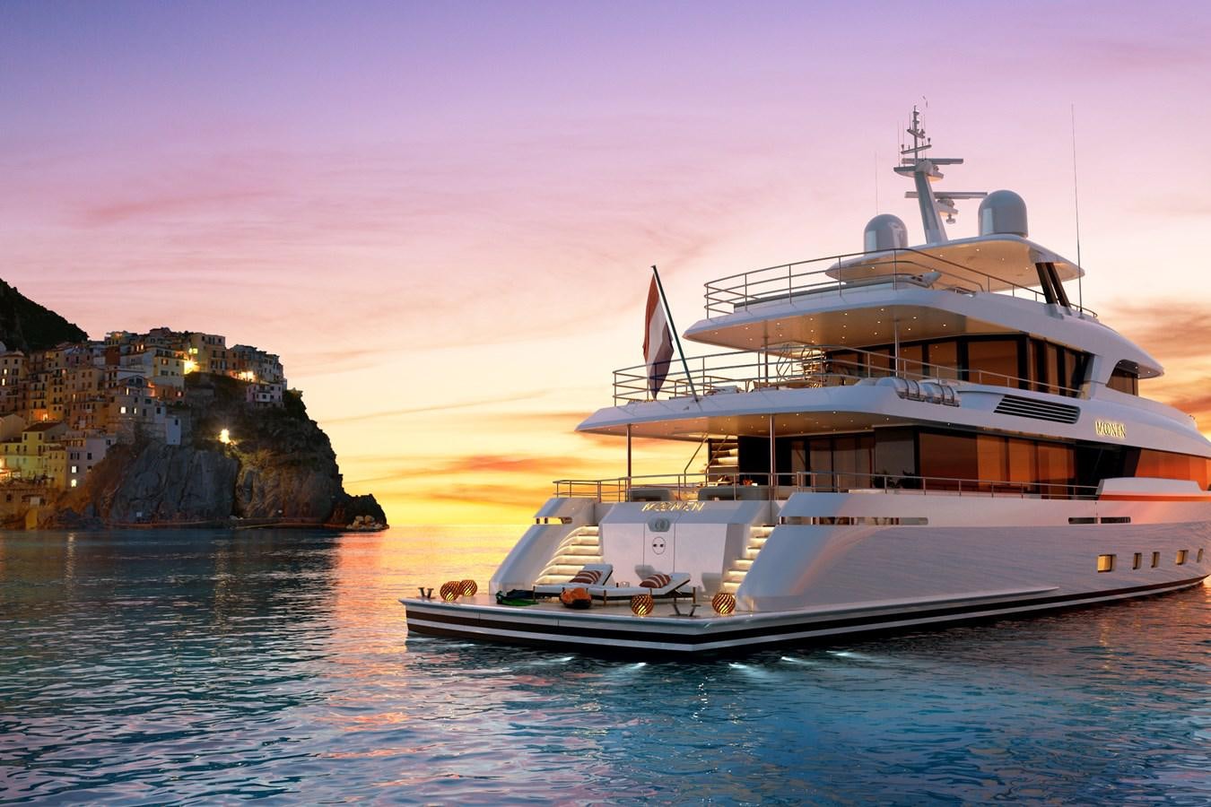 a couple of boats in the water aboard MOONEN 122 MARTINIQUE Yacht for Sale