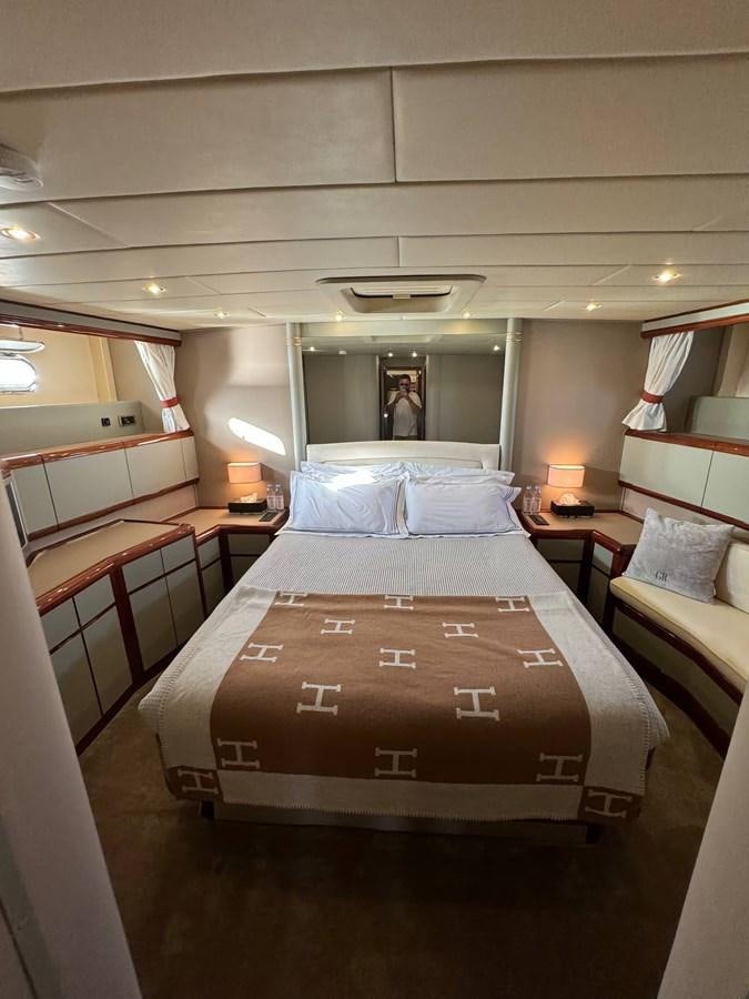 a person standing in a room aboard EL VIP ONE Yacht for Sale