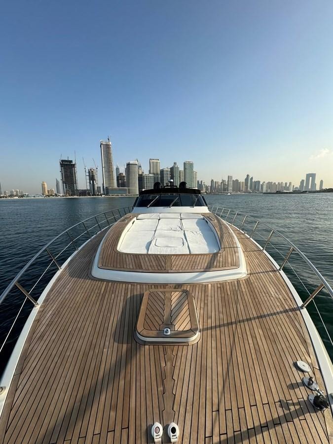 a boat on a water body aboard EL VIP ONE Yacht for Sale