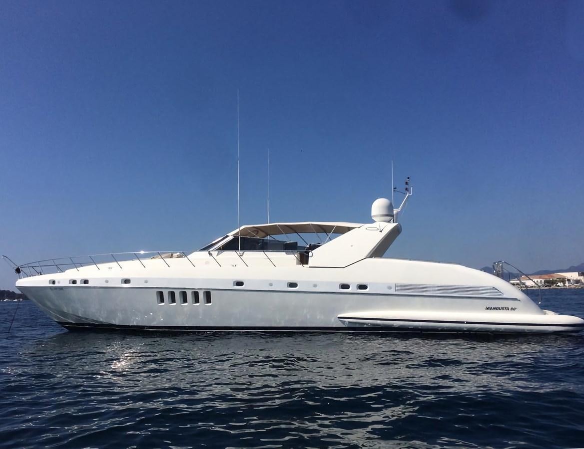 a white yacht in the water aboard EL VIP ONE Yacht for Sale