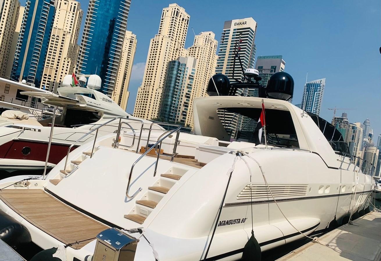 a row of white yachts aboard EL VIP ONE Yacht for Sale