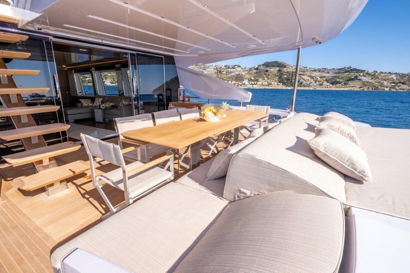 a boat on the water aboard BACCARAT Yacht for Sale