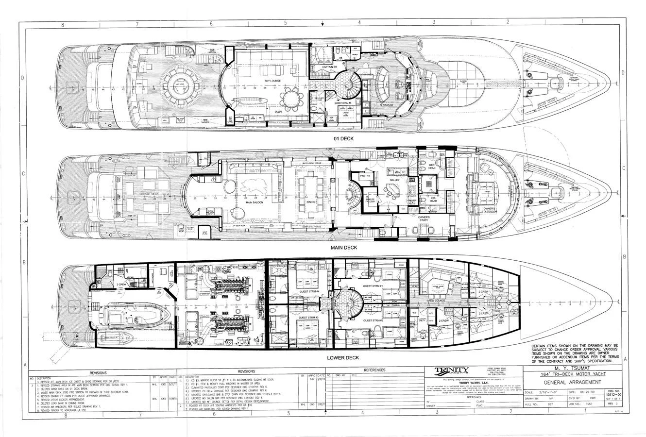 diagram, engineering drawing aboard CHAMPAGNE SEAS Yacht for Sale
