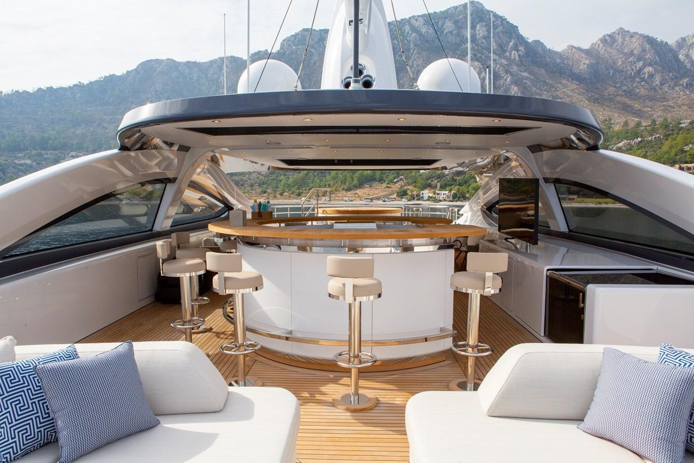 a boat on the water aboard MINE GAMES Yacht for Sale