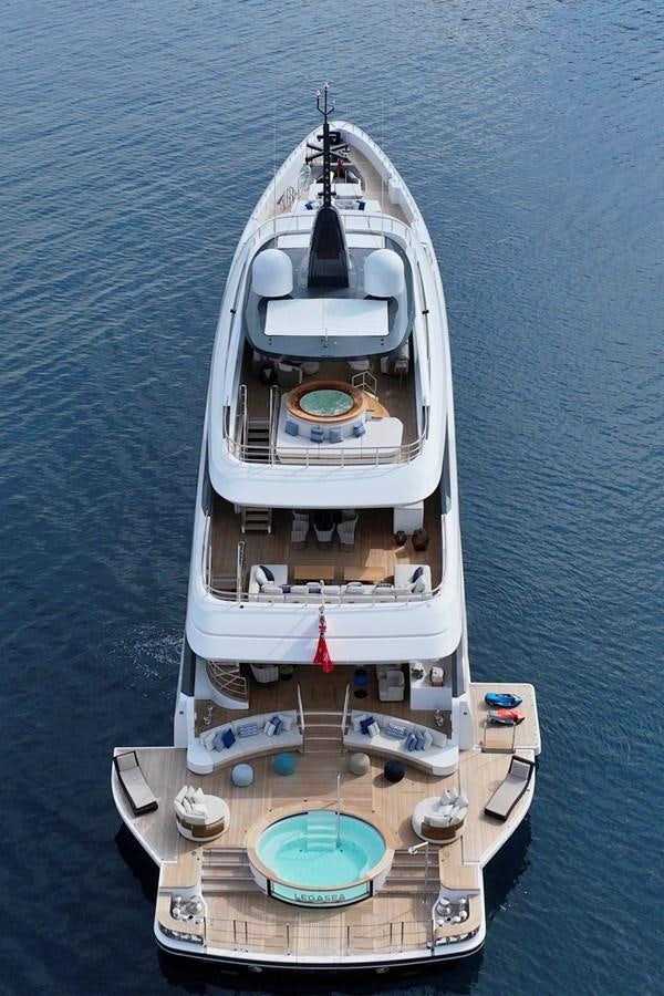 a large ship on the water aboard MINE GAMES Yacht for Sale