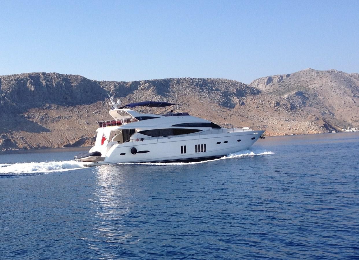 a boat on the water aboard WATCHIT Yacht for Sale