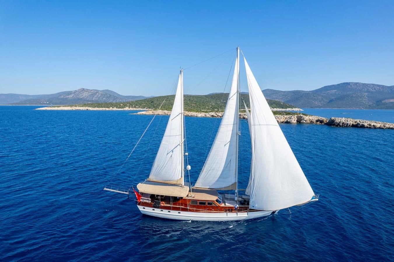 a sailboat on the water aboard ARABELLA Yacht for Sale
