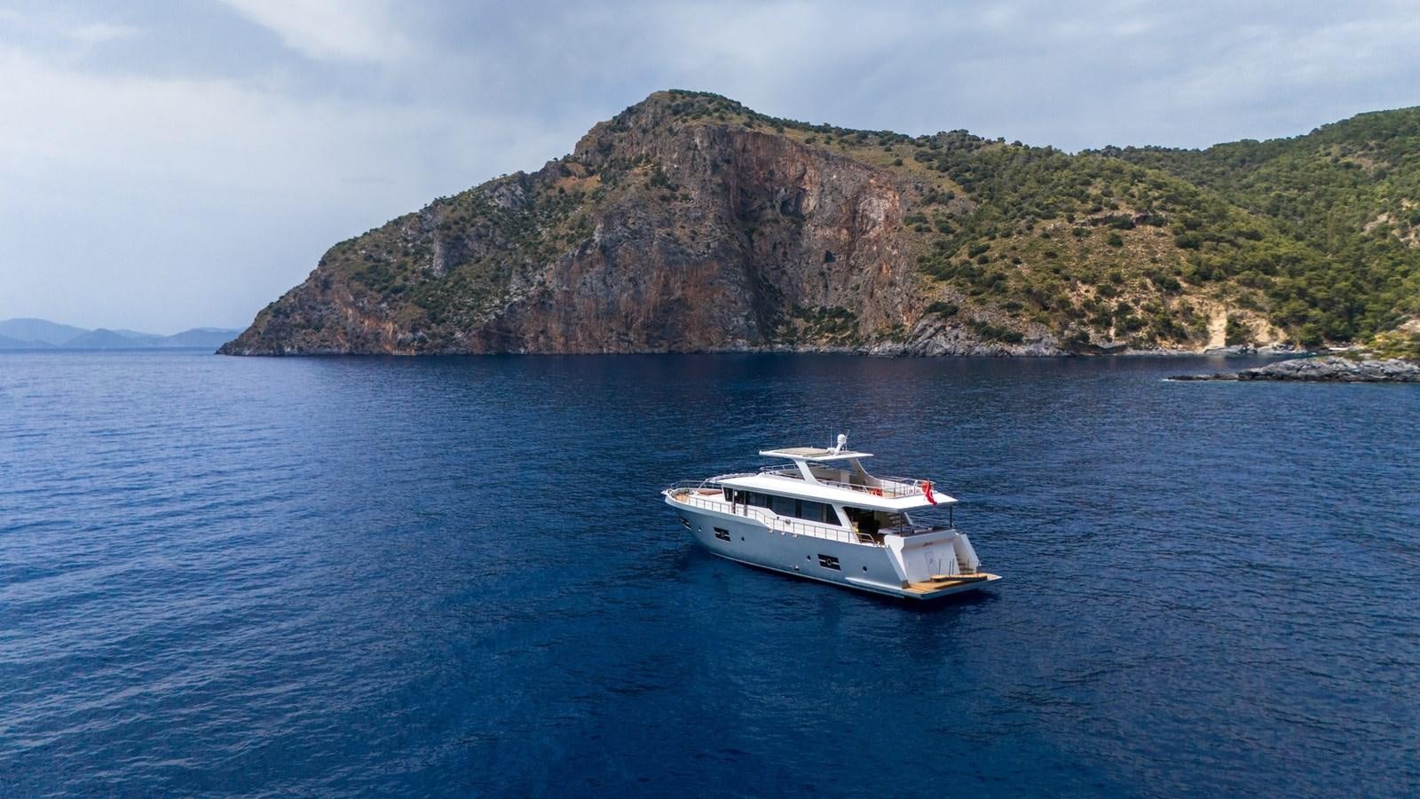 a boat on the water aboard LAVIN Yacht for Sale