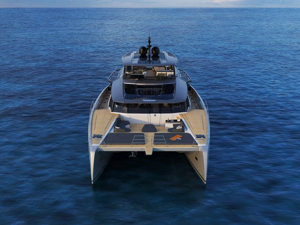 a boat in the water aboard POWER 80 Yacht for Sale