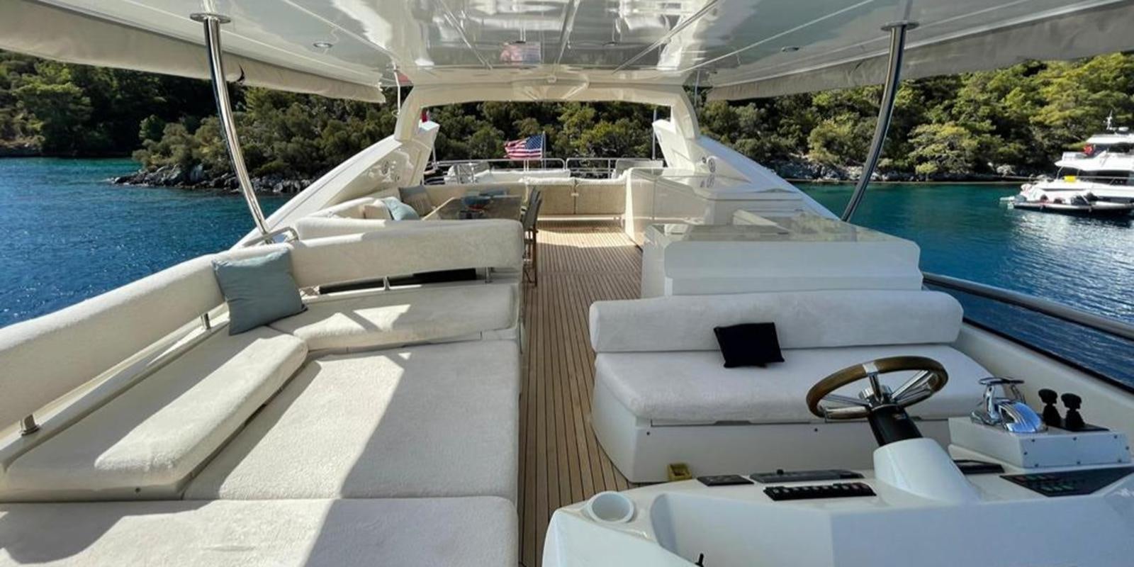 a boat on the water aboard SWORDFISH 68 Yacht for Sale