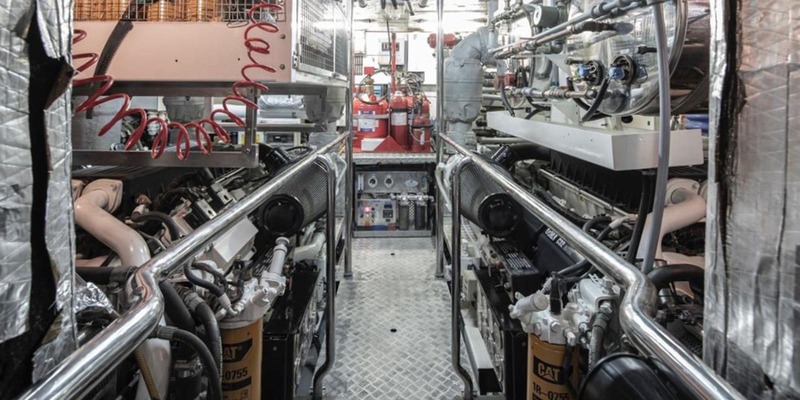 a close-up of a machine aboard SWORDFISH 68 Yacht for Sale