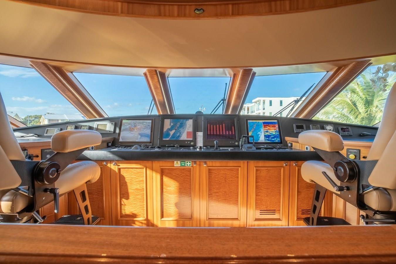 inside of a vehicle aboard MISS STEPHANIE Yacht for Sale