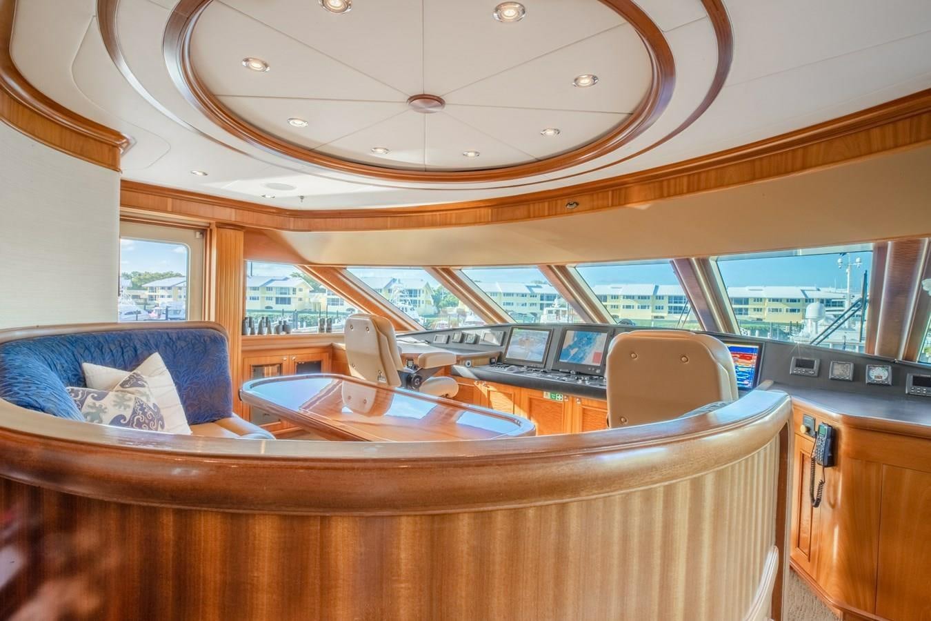 inside of a vehicle aboard MISS STEPHANIE Yacht for Sale