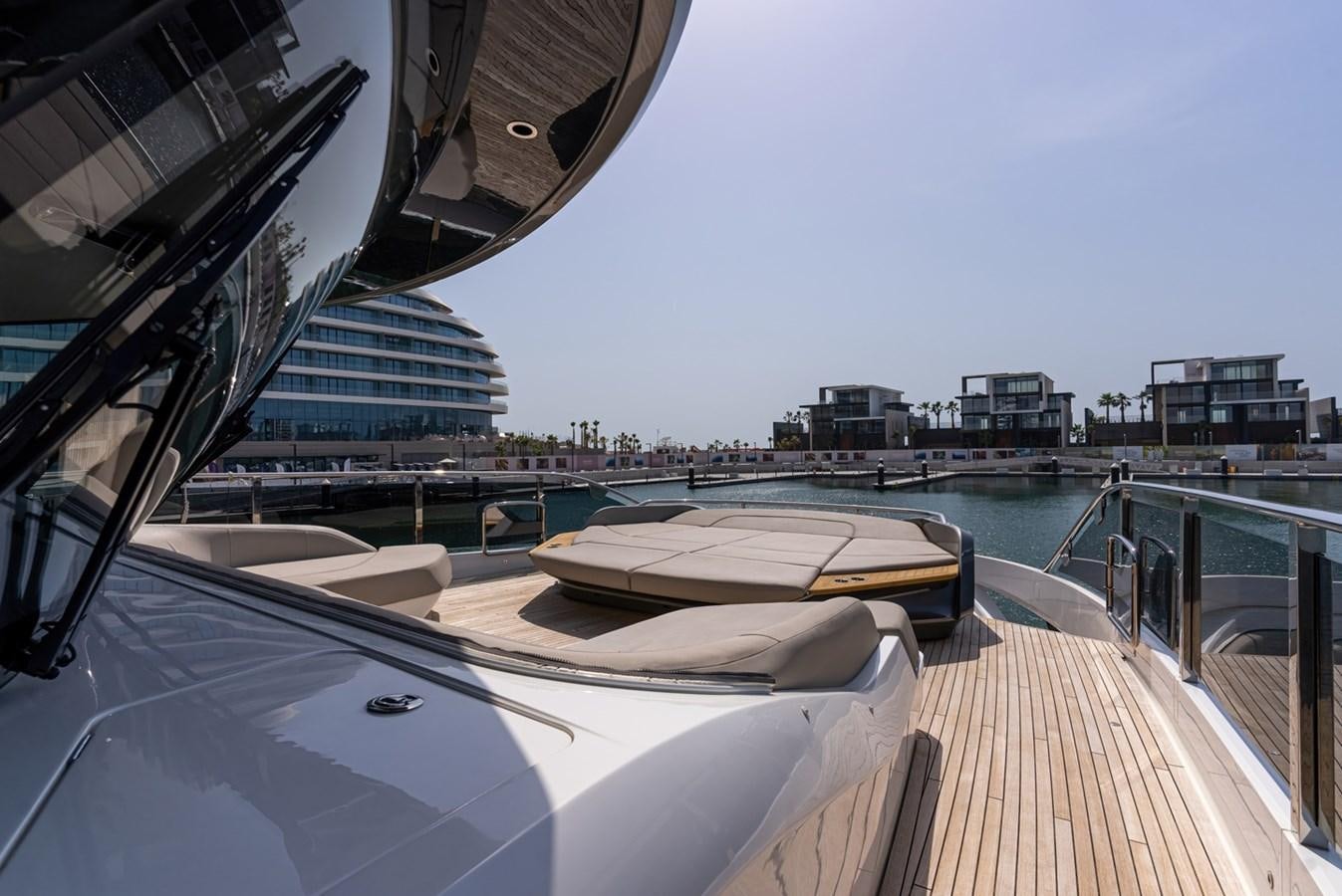 a boat on a body of water aboard 2022 PRINCESS X95 Yacht for Sale
