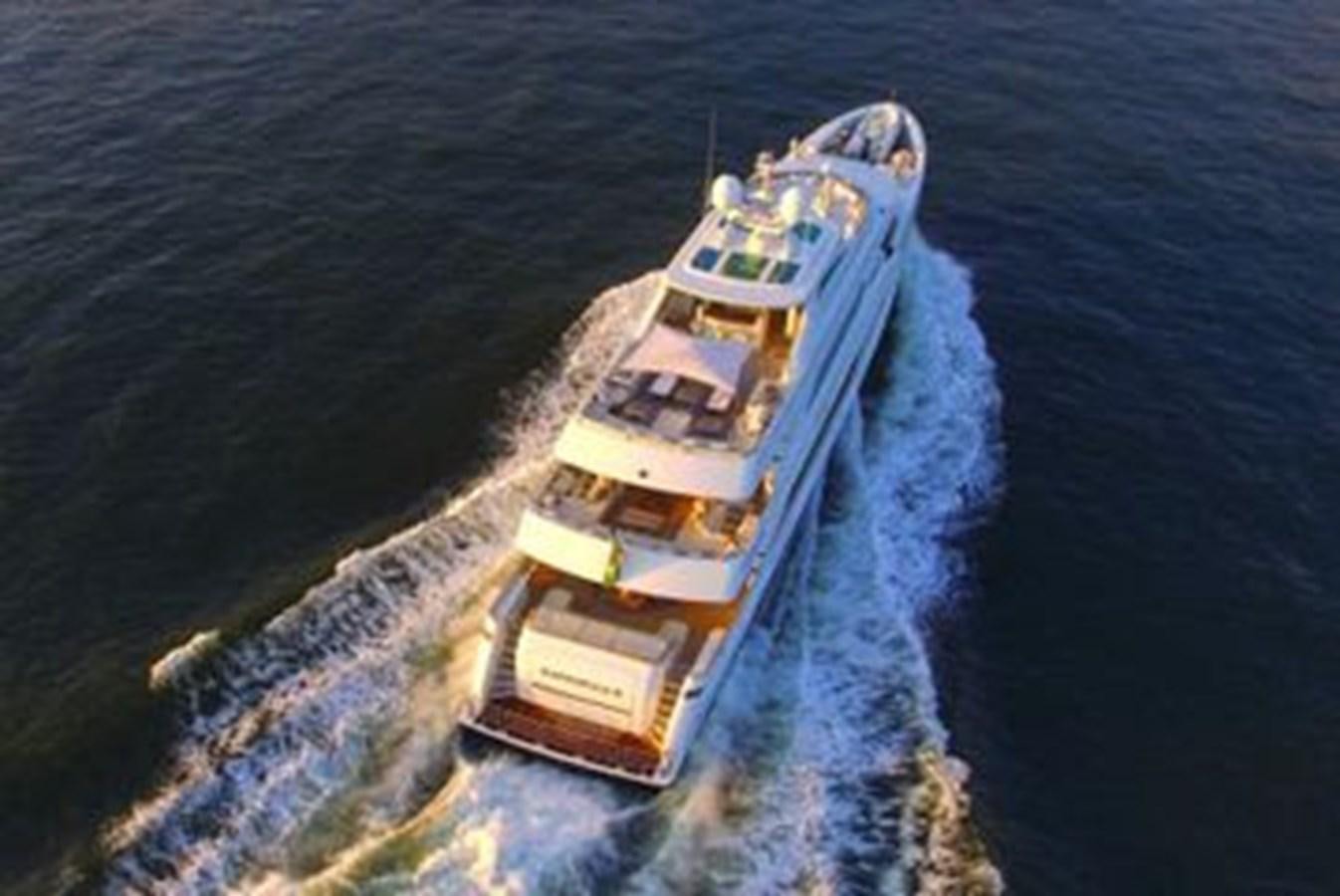 a large ship in the water aboard 2024 MCP MY 140 Yacht for Sale