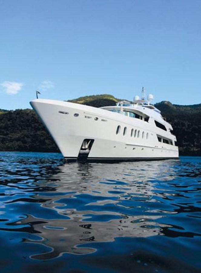 a white yacht on the water aboard 2024 MCP MY 140 Yacht for Sale