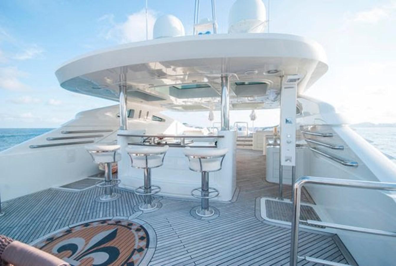 a boat on the water aboard 2024 MCP MY 140 Yacht for Sale