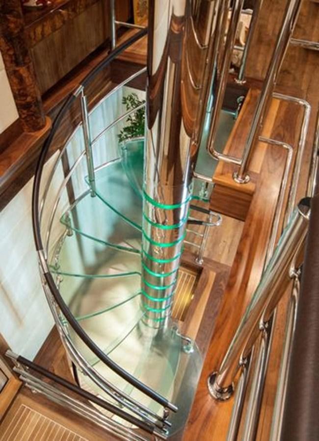 a glass vase with a green handle aboard 2024 MCP MY 140 Yacht for Sale
