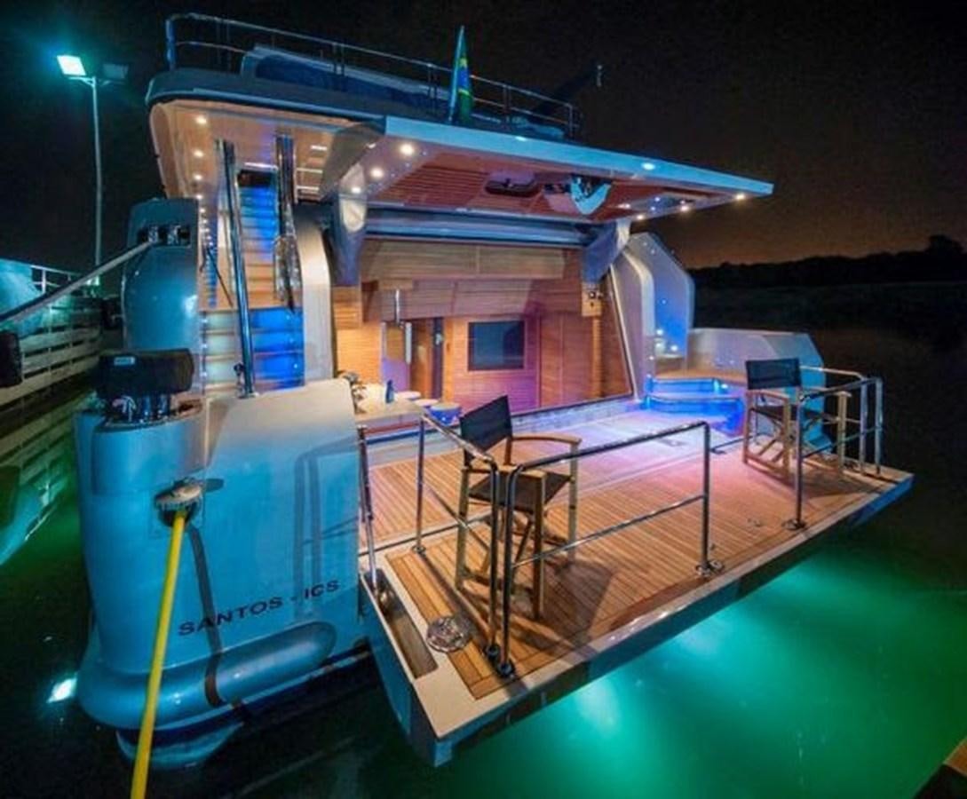 a machine with a large metal object aboard 2024 MCP 106 LE Yacht for Sale