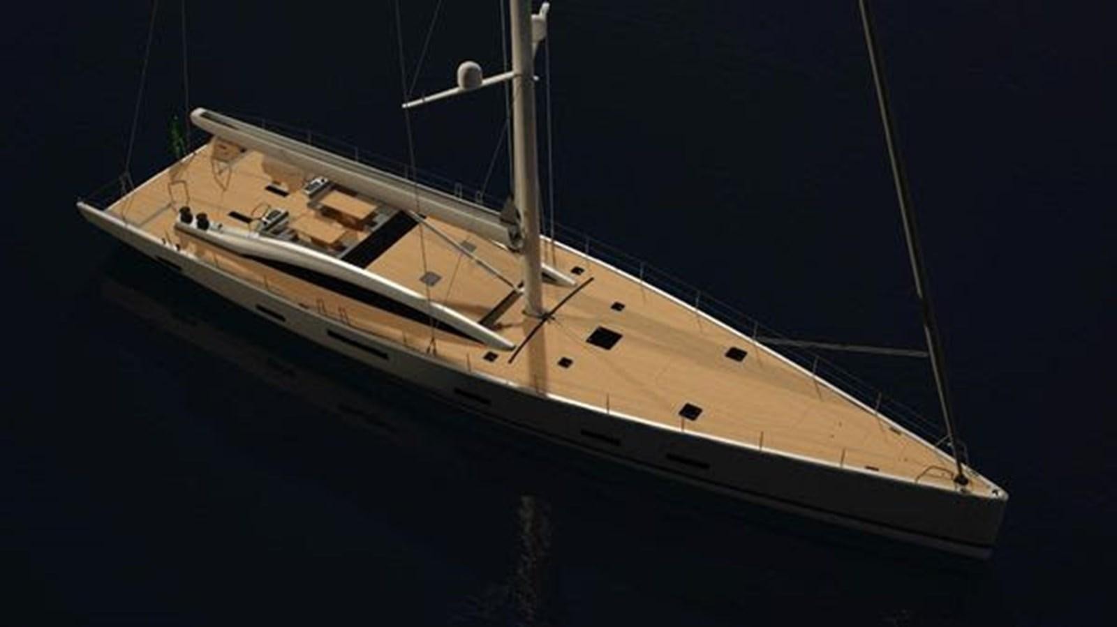 a boat in the water aboard 2024 MCP SILVER BULLET 100 Yacht for Sale